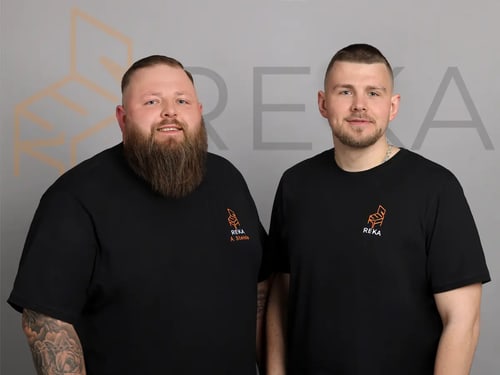 Alexander und Andrej Steinle, Geschäftsführer der REKA Montagen GmbH